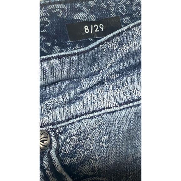 Liverpool Vintage Blue Floral Jeans 8/29 - Picture 8 of 8